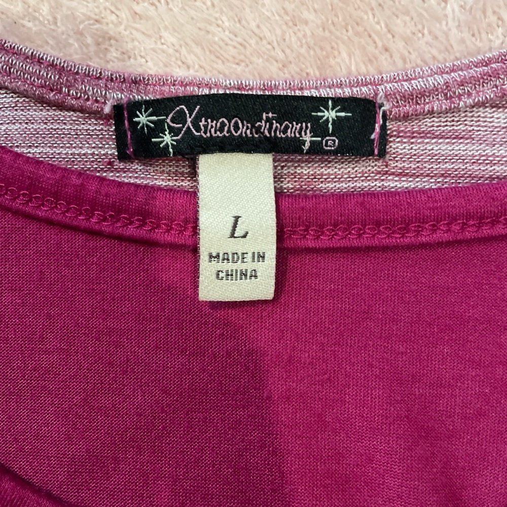 Pink Striped Cardigan with Inner Top - Picture 3 of 6
